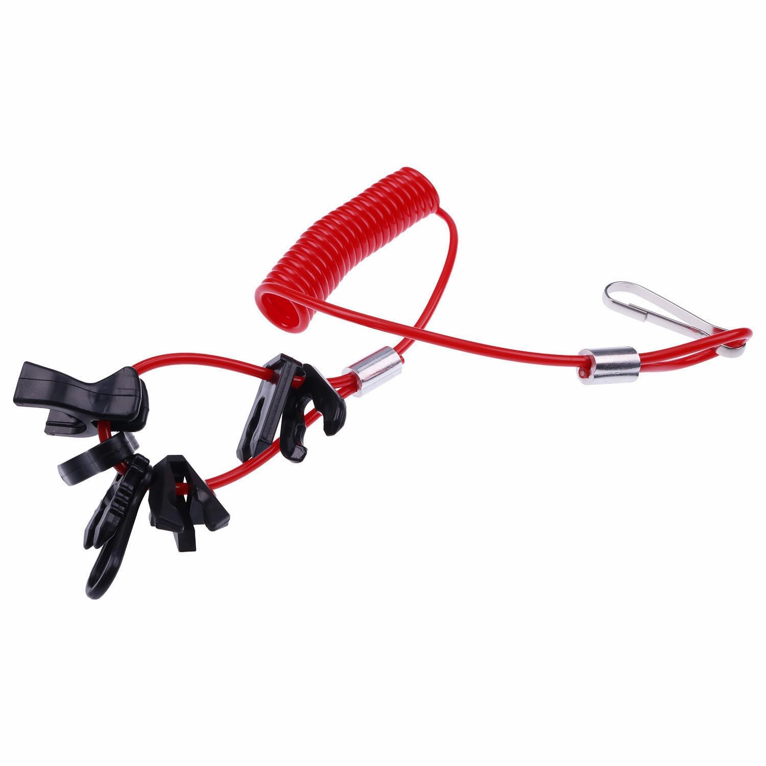 Holdia Universal Safety Kill Stop Switch With 7 Keys & Lanyard Compatible With Johnson Evinrude Mercury Yamaha Suzuki Tohatsu And Honda Boat Motor Outboards