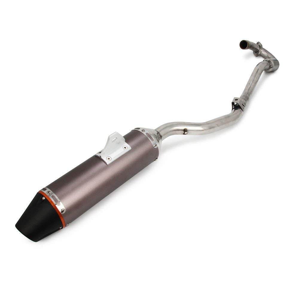 STONEMEN Full Exhaust Muffler System Slip On For CRF150F CRF230F 2003-2013 Titanium