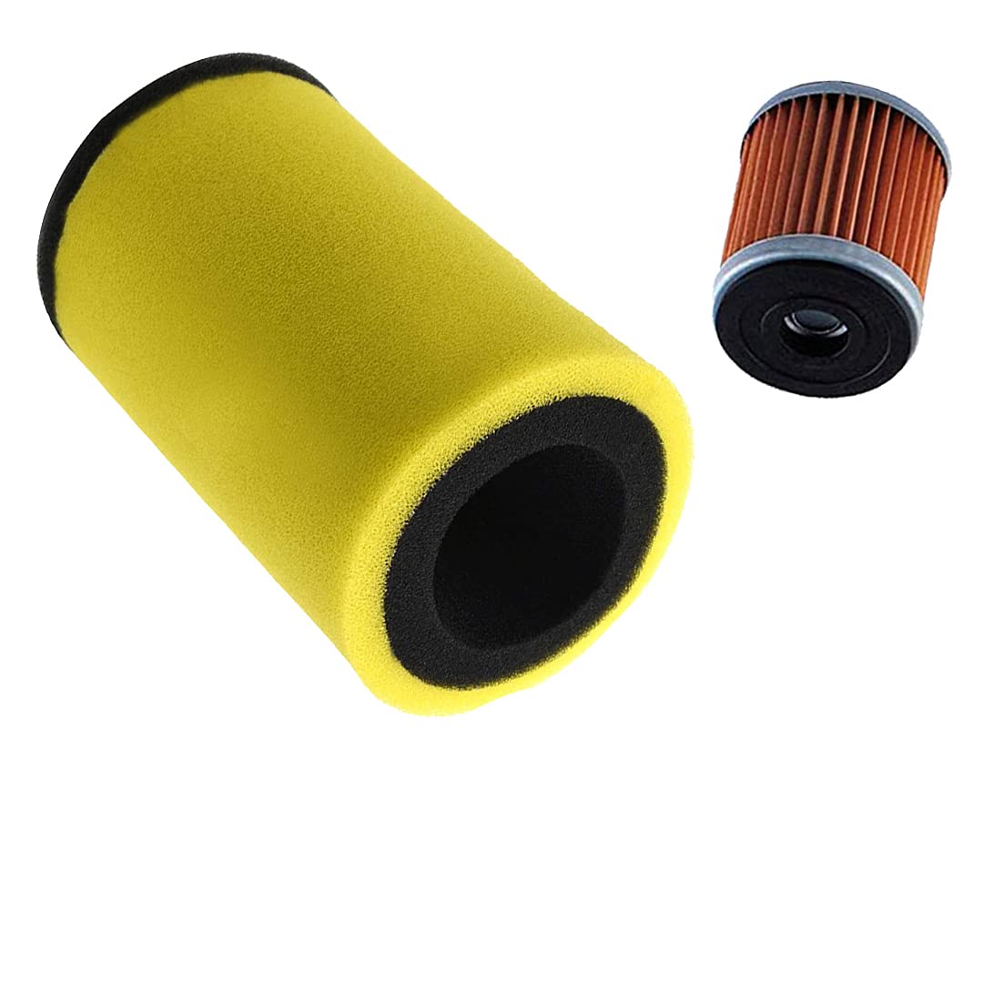Cdzwj 1Yw-14451-00-00 Air Filter+Oil Filter+ Spark Plug Compatible With Yamaha Timberwolf 250 Yfb250Fw 1994-2000 4X4, Big Bear 3