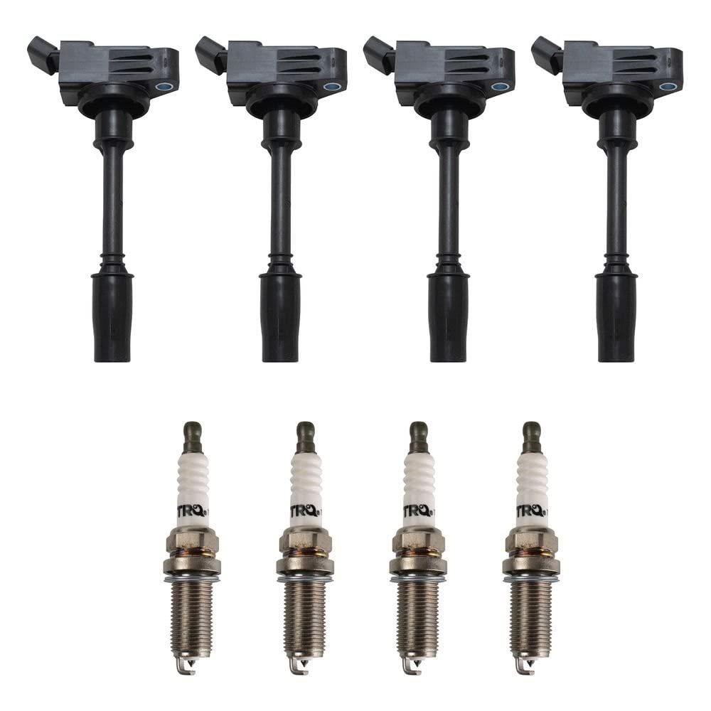 Trq Ignition Kit Ignition Coil Spark Plugs Compatible With 2016-2017 Lexus Gs200T 2018-2019 Gs300 Is200T Is300 2015-2017 Nx200T