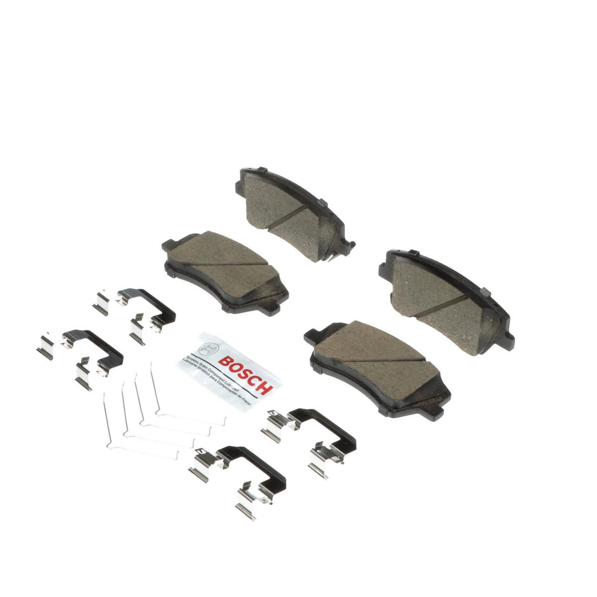 BOSCH BC1912 QuietCast Premium Ceramic Disc Brake Pad Set - Compatible with Select Hyundai Elantra, Elantra GT, Ioniq; Kia Niro;