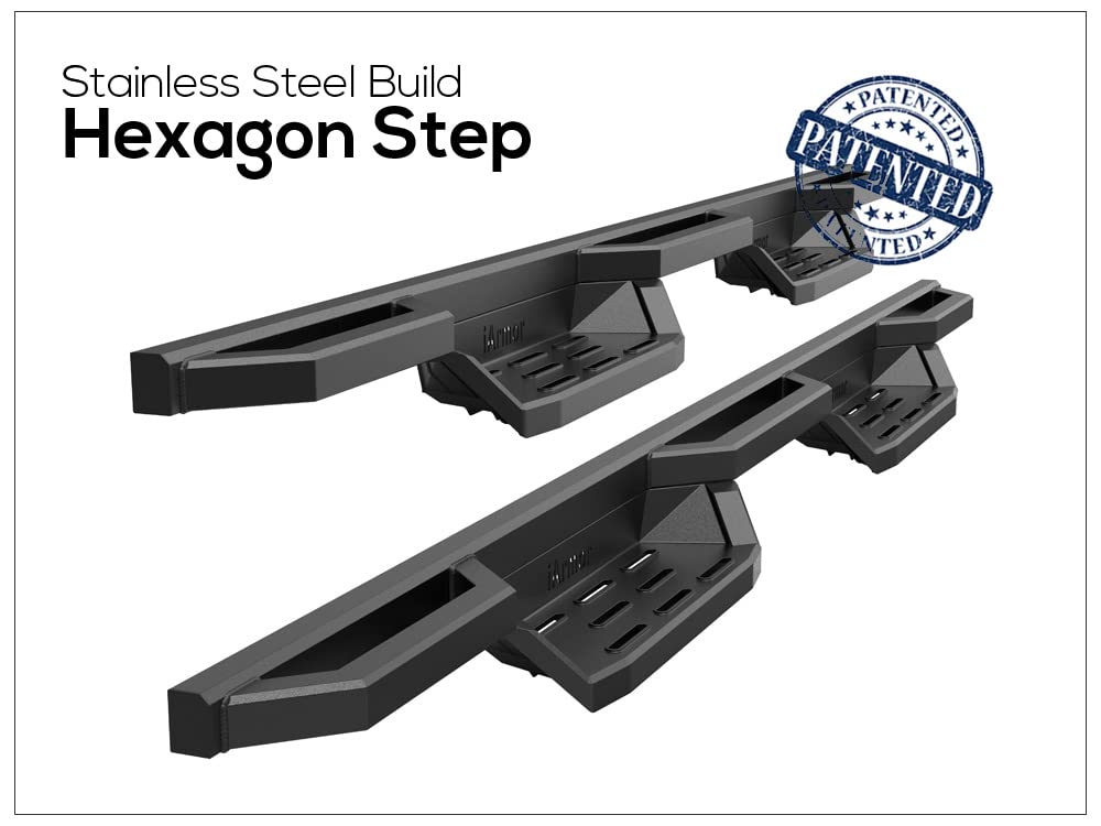 Aps Stainless Steel Pocket Steps Running Boards Side Bars Compatible With Jeep Grand Cherokee 2011-2021 (Include 22 Wk)(Exclude Limited X & High Altitude & Summit & Srt & Srt8 & Trackhawk & Trailhawk)