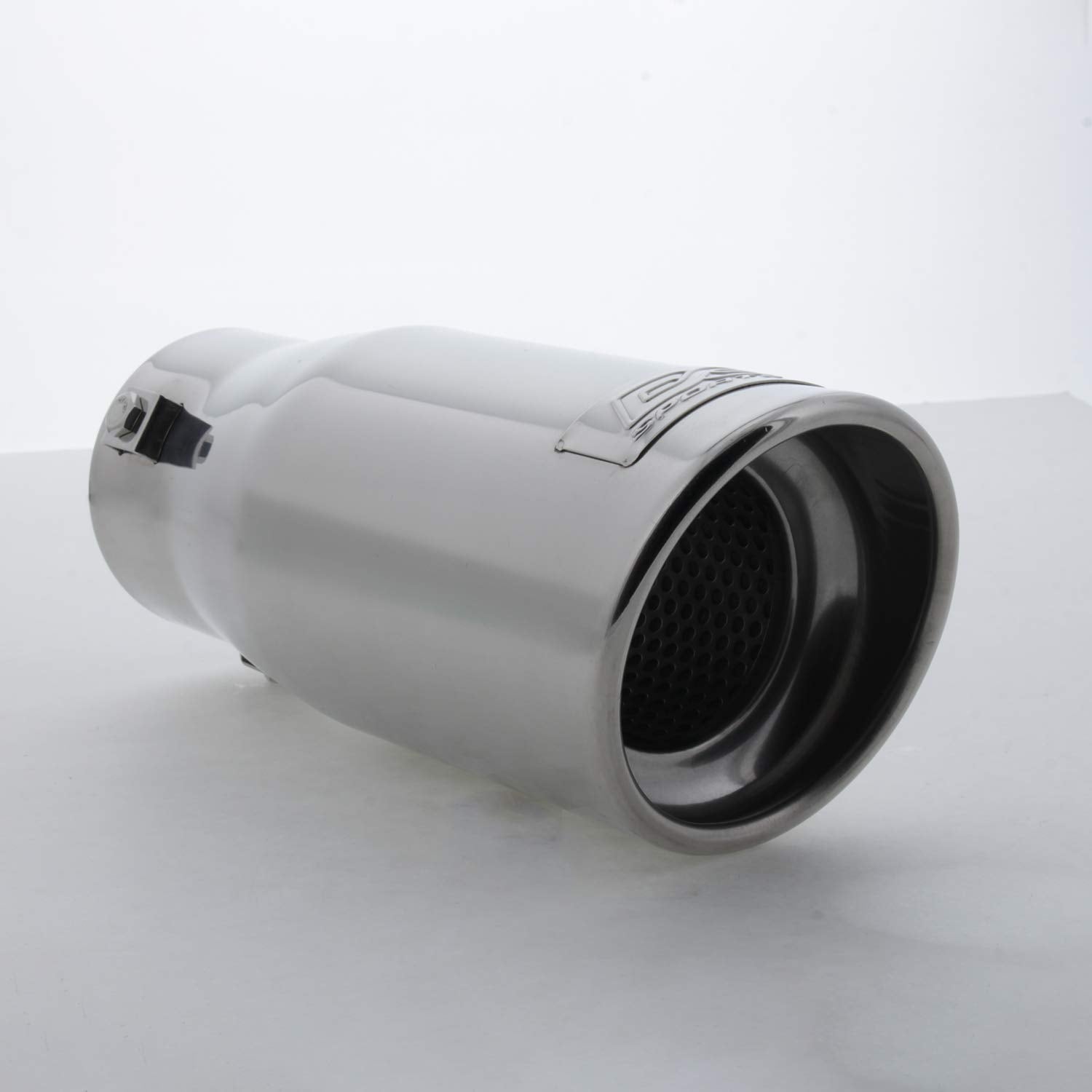 DC Sport Polished Stainless Universal Bolt On Exhaust Slant Cut Tip 2.875'' Inlet 3.75'' Outlet