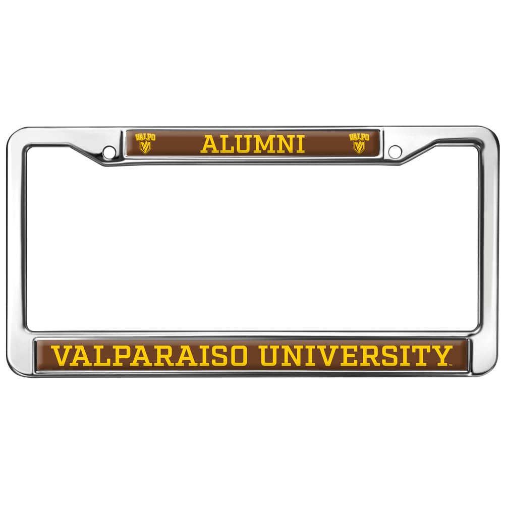 Valparaiso University Alumni Full Size Standard License Plate Metal Frame