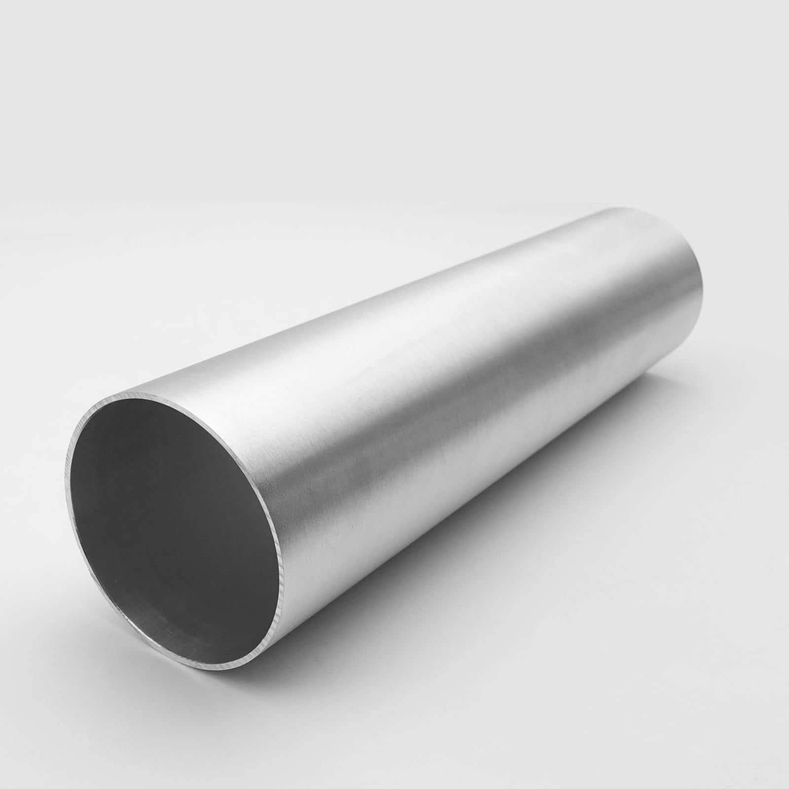 Ac Performance 3.5'' (89Mm) Od Straight Aluminum Intercooler Pipe Air Intake Tube, Brushed Finish