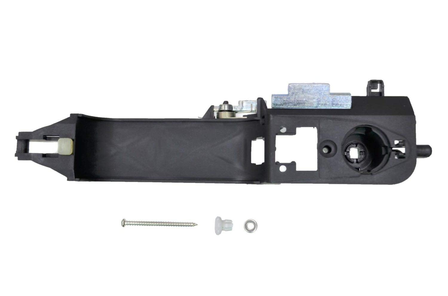 PT Auto Warehouse FO-3346S-2FL - Exterior Outer Outside Door Handle Bracket Only, Black - Front Left Driver Side (Replaces 8S4Z-5426685-B, 8S4Z5426685B)