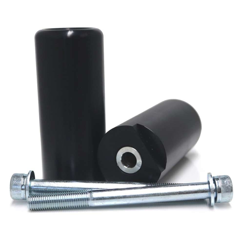 Shogun Usa Made Kawasaki Z1000 Z 1000 2014 2015 2016 Black No Cut Frame Sliders - 750-4839