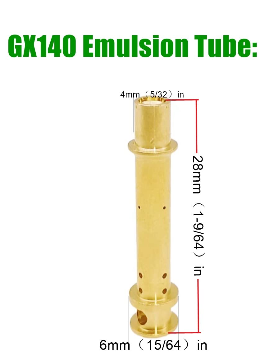 Yamakato Aftermarket Carburetor Jet Kit For Predator 212 Cc Hemi Or Non Hemi 032 033 034 035 036 037 038 And 140 E-Tube, Also Fo
