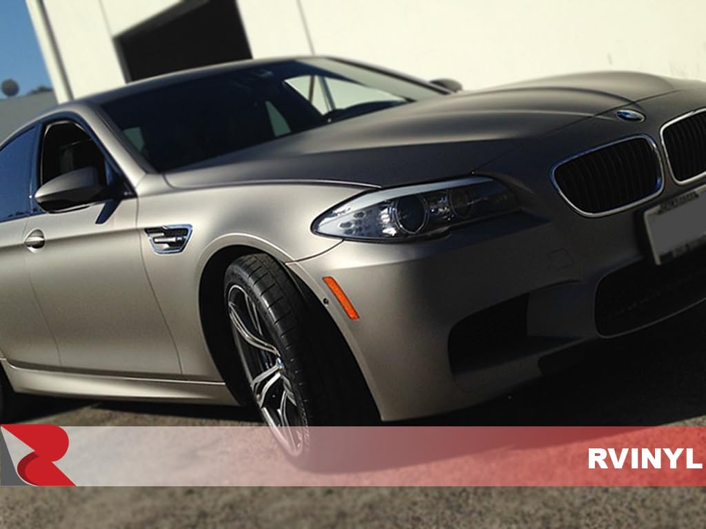 3M 2080 Series M230 Matte Gray Aluminum - 5Ft X 1Ft - 5Sq Ft - Dual Cast Lustrous Vinyl Car Wrapping Film - Bubble Free Vehicle