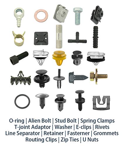 Autobahn88 Retainer Clip For Hood Weatherstrip, Compatible With Honda 16-17 Civic (Oem: 91504Tbaa01) (Pack Of 20)