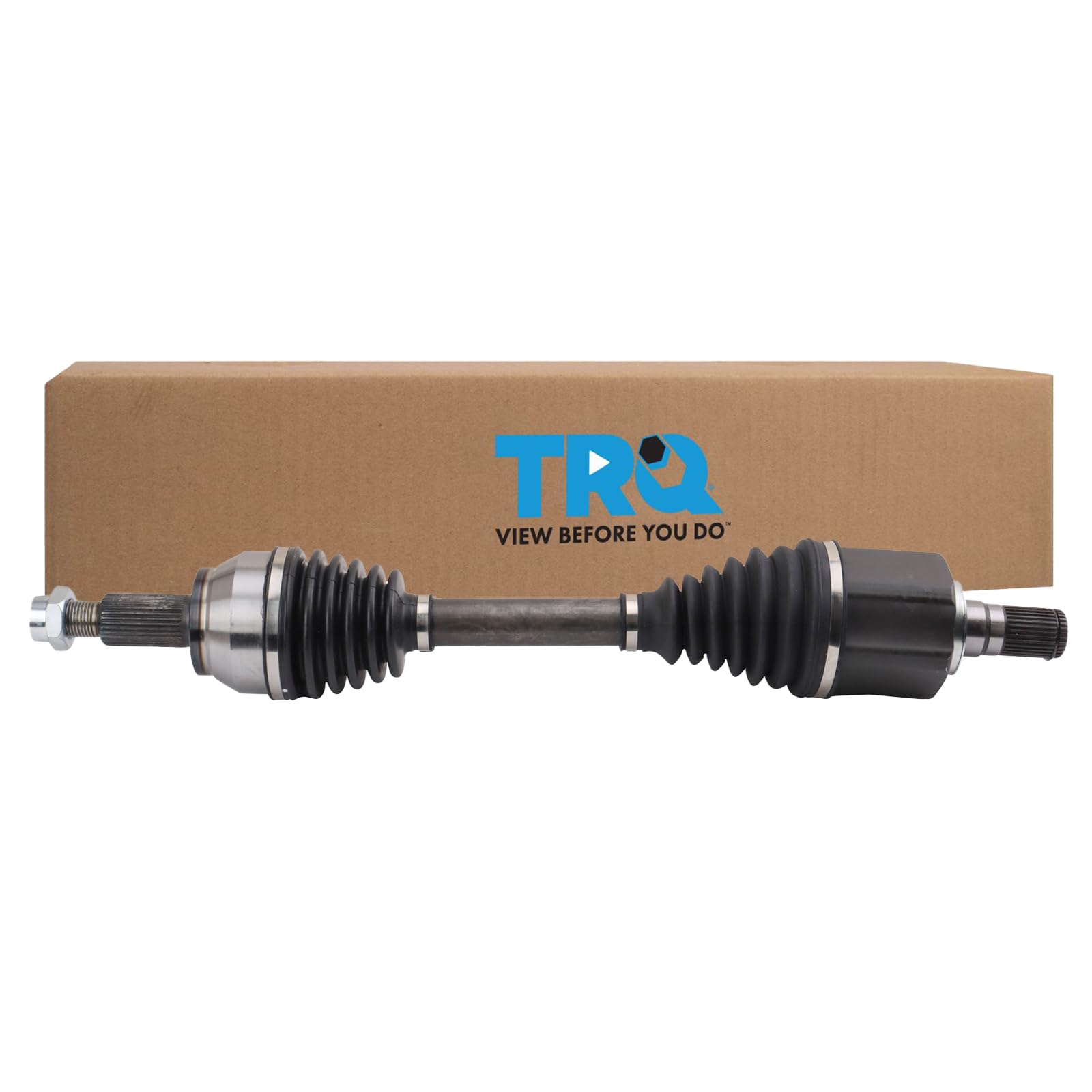 Trq Front Left Cv Axle Shaft Assembly Drivers Side Compatible With 2015-2017 Land Rover Discovery Sport 2012-2018 Range Rover Ev