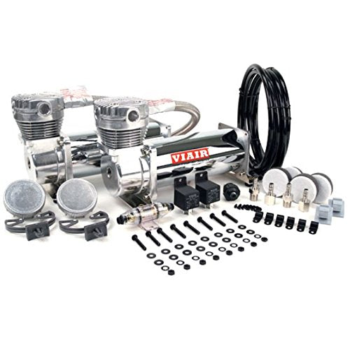 Dual Stealth Black 480C Value Pack (200 Psi, 480C/2, 165/200 P. Switch, 40 Amp Relay/2, Fuse Holder)