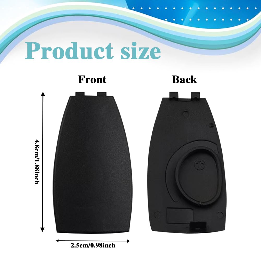 PACLVIO Car Key Rear Cover Replacement, Key Fob Cover, Car Accessories Key Shell Case Compatible with Mercedes Benz B-Class C-Cl