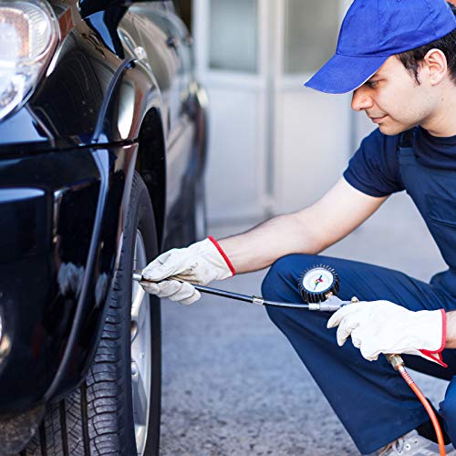 Mudder 2 Pieces 8.25 Inch Flexible Tire Valve Extension Adaptor And 2 Pieces 90 Degree Tyre Valve Extension Adaptor For Universa