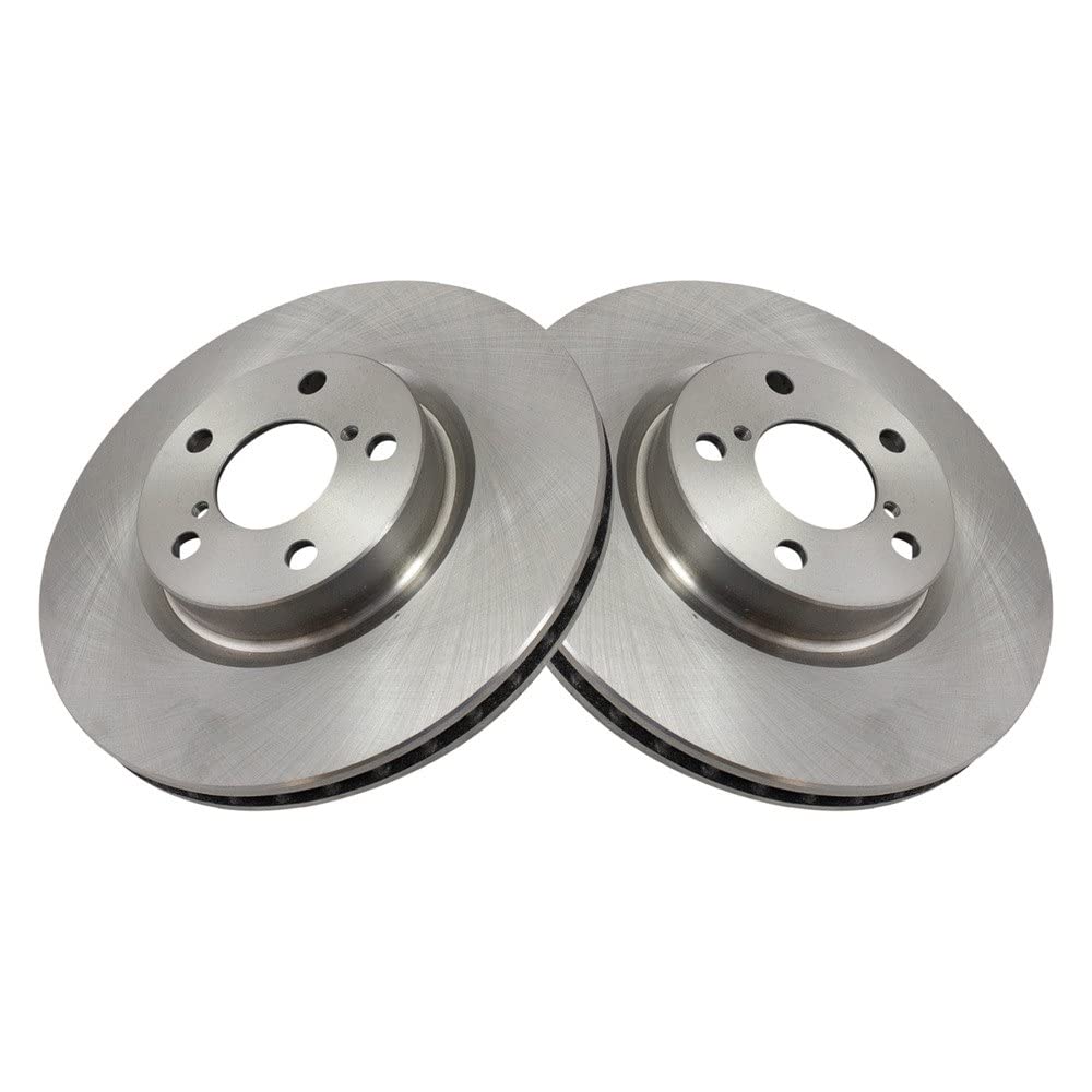 Trq Front Brake Rotors Set Vented Compatible With 2017-2023 Subaru Impreza