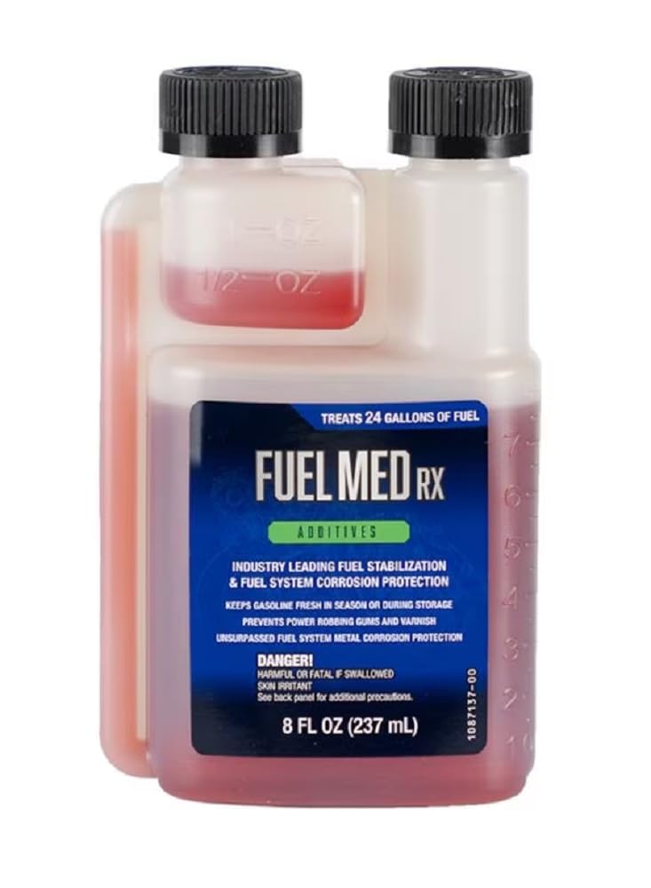 YAMAHA Original OEM Yamalube ACC-FUELM-RX-08 Fuel Med Alcohol Free Fuel Treatment Yamalube OEM - (1) 8.0 Ounce Bottle