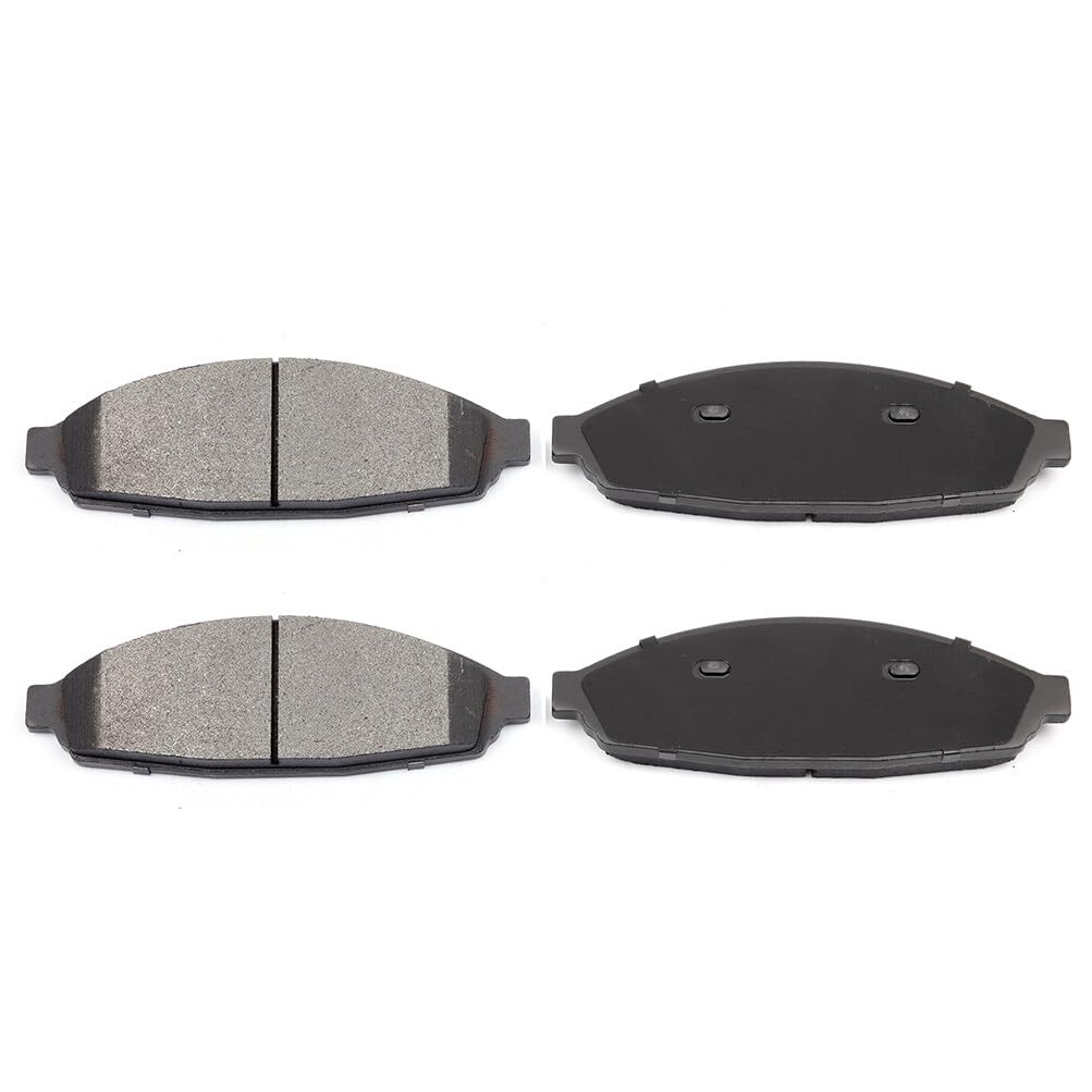 Eccpp D931-7834 4Pcs Front Semi Metallic Brake Pads Fit For Ford For Crown Victoria 2003-2011,For Lincoln Town Car 2003-2011,For