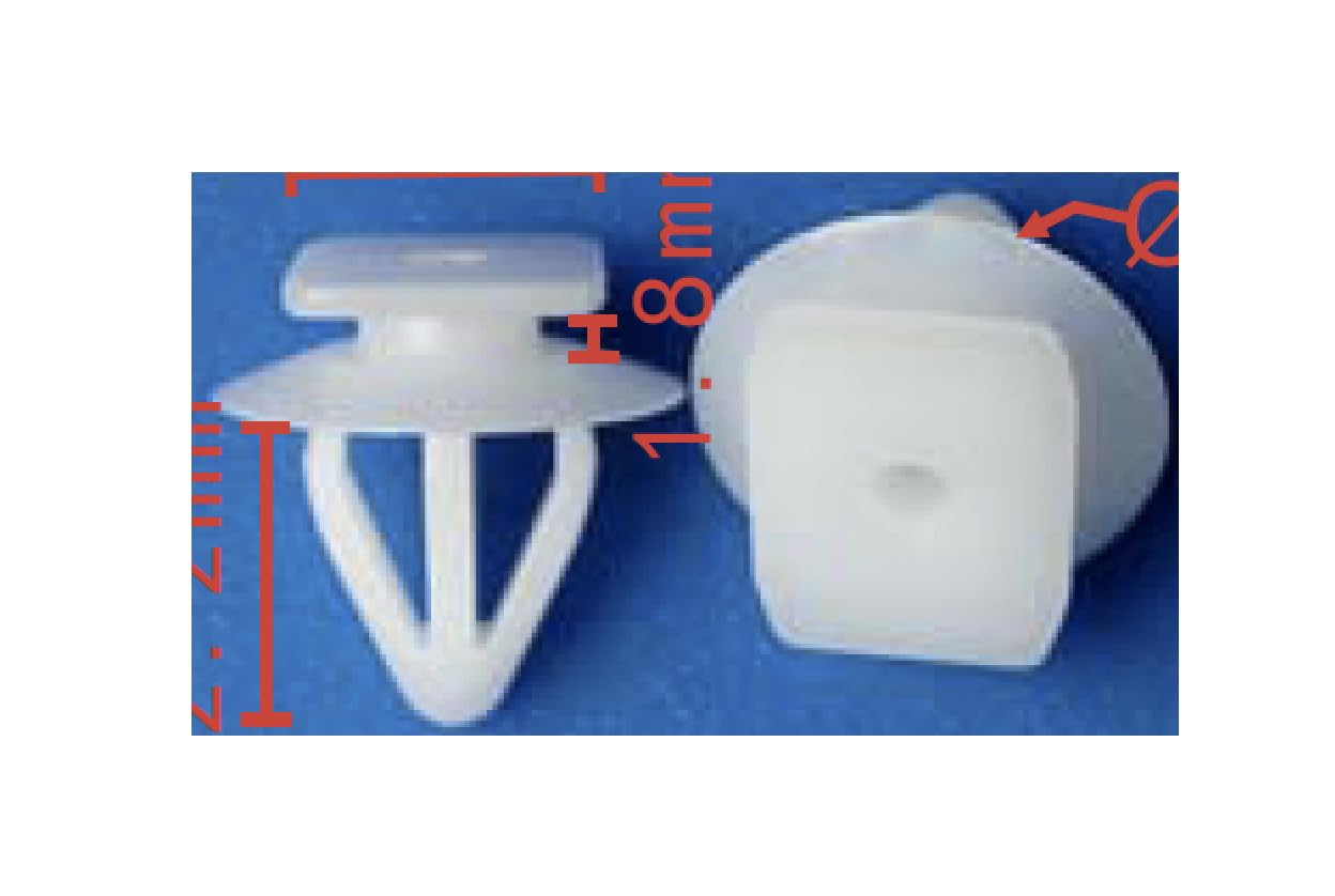 Autobahn88 Retainer Clip For Rear Rocker Panel, Compatible With Nissan 11-17 Juke Quarter (Oem: 768821Ka0A) (Pack Of 20)