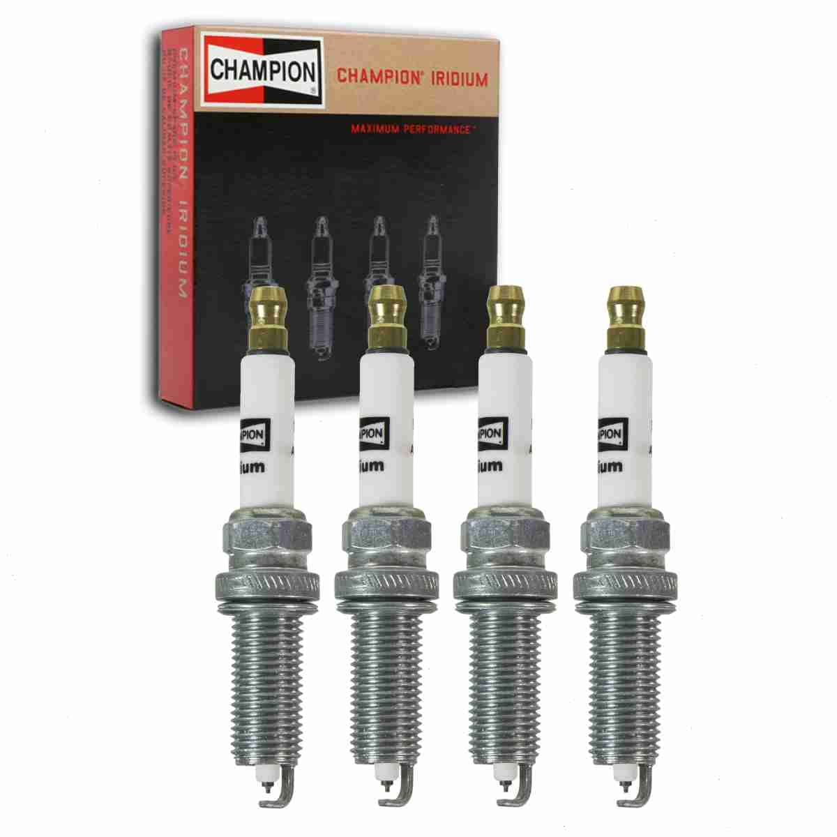 4 pc Champion Iridium Spark Plugs compatible with Volvo XC60 2.0L L4 2015-2019