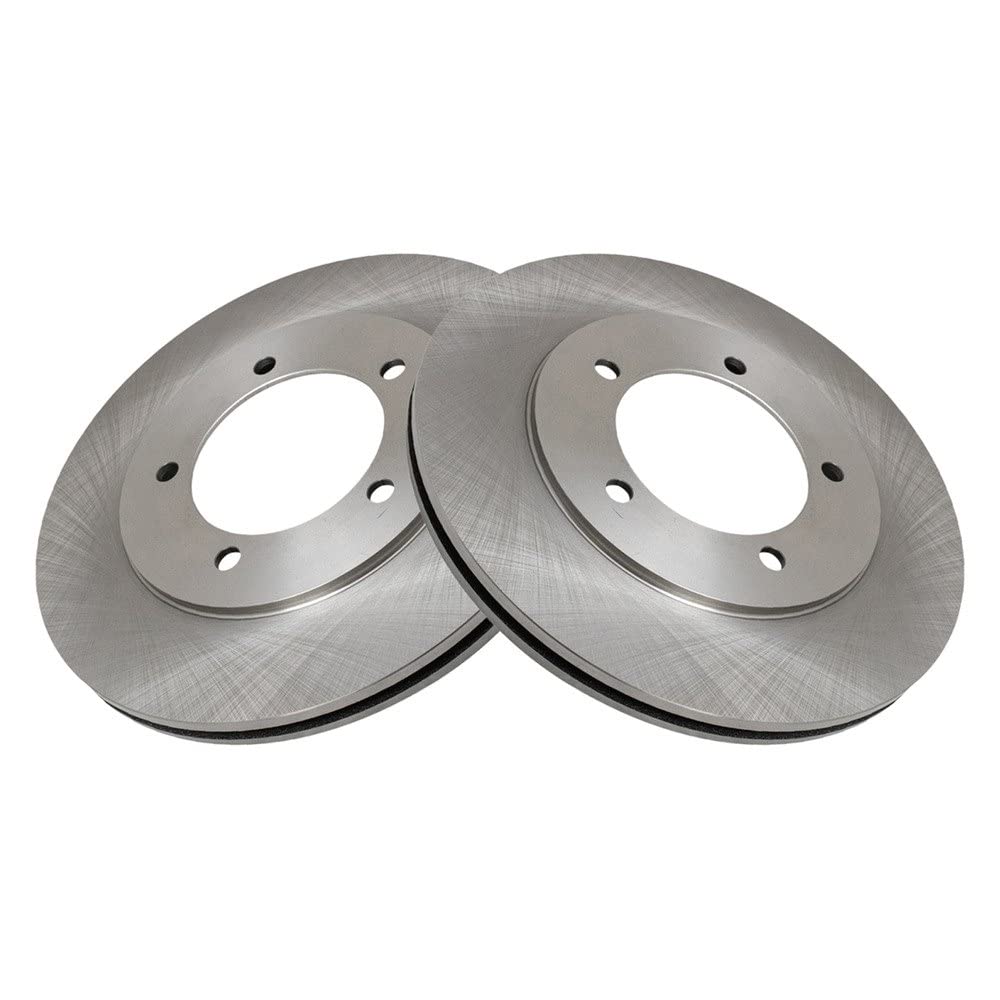 Trq Front Brake Rotors Set Vented Compatible With 1999-2005 Suzuki Grand Vitara 2002-2006 Xl-7