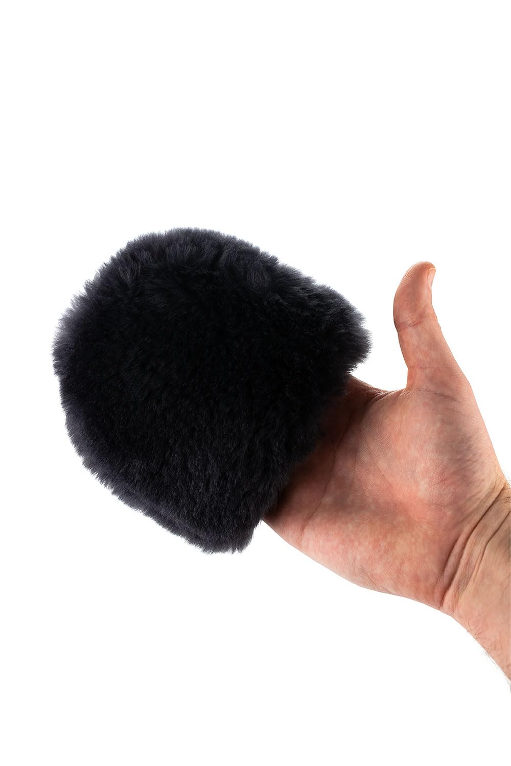 The Rag Company - Ultra Wool Wheel Mitt - Wash and Scrub Wheel Faces and Details Without Scratching or Marring Car - Marino Wool