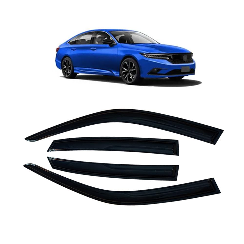 LETINGFAR Window Visors Rain Guards for Honda Civic 2022 2023 2024 2025 Accessories, Wind Deflectors Vent Shades for Honda Civic