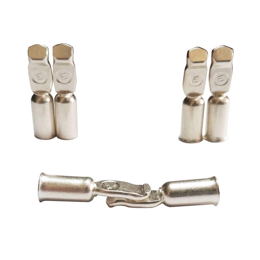 75 Amp Battery Connector Red Black and Contacts Modular Power Supply 3 Pairs (6AWG)