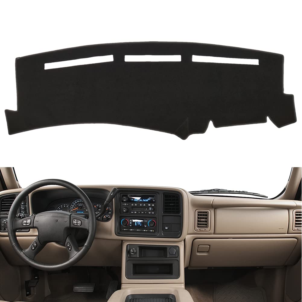 Blibliunit Dashboard Cover For Chevrolet Silverado 1500 2500 3500 1999-2006 Avalanche Chevy Tahoe Suburban Gmc Sierra Yukon Dash