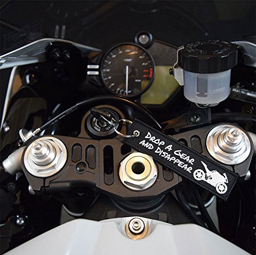 Motoloot Keychain For Motorcycles, Scooters, Cars And Gifts (Drop A Gear And Disappear)