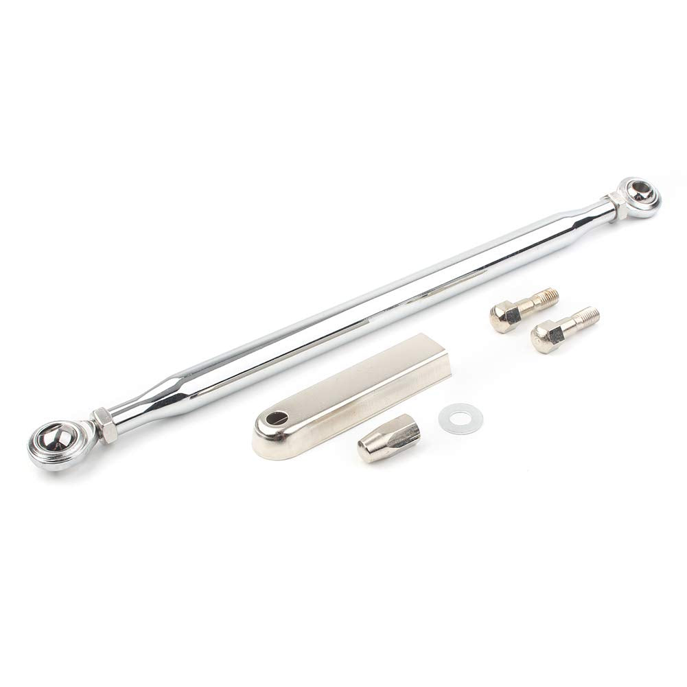 Gzyf Motorcycle Round Gear Shift Linkage For Harley Touring Electra Glide Flht, Road King Flhr, Road Glide Fltr, Street Glide Flhx, Trike Flhtcutg Flhxxx Flrt, Chrome