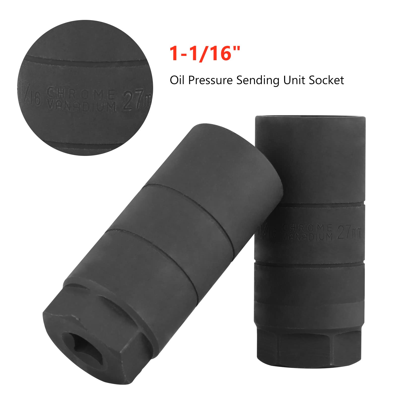 Itaimay Oil Pressure Sensor Switch Socket For Special Size 1-1/16 Inch 27Mm (Min) X 28.3Mm(Max) Socket Switch 2-1/4 Inch Deep Fo