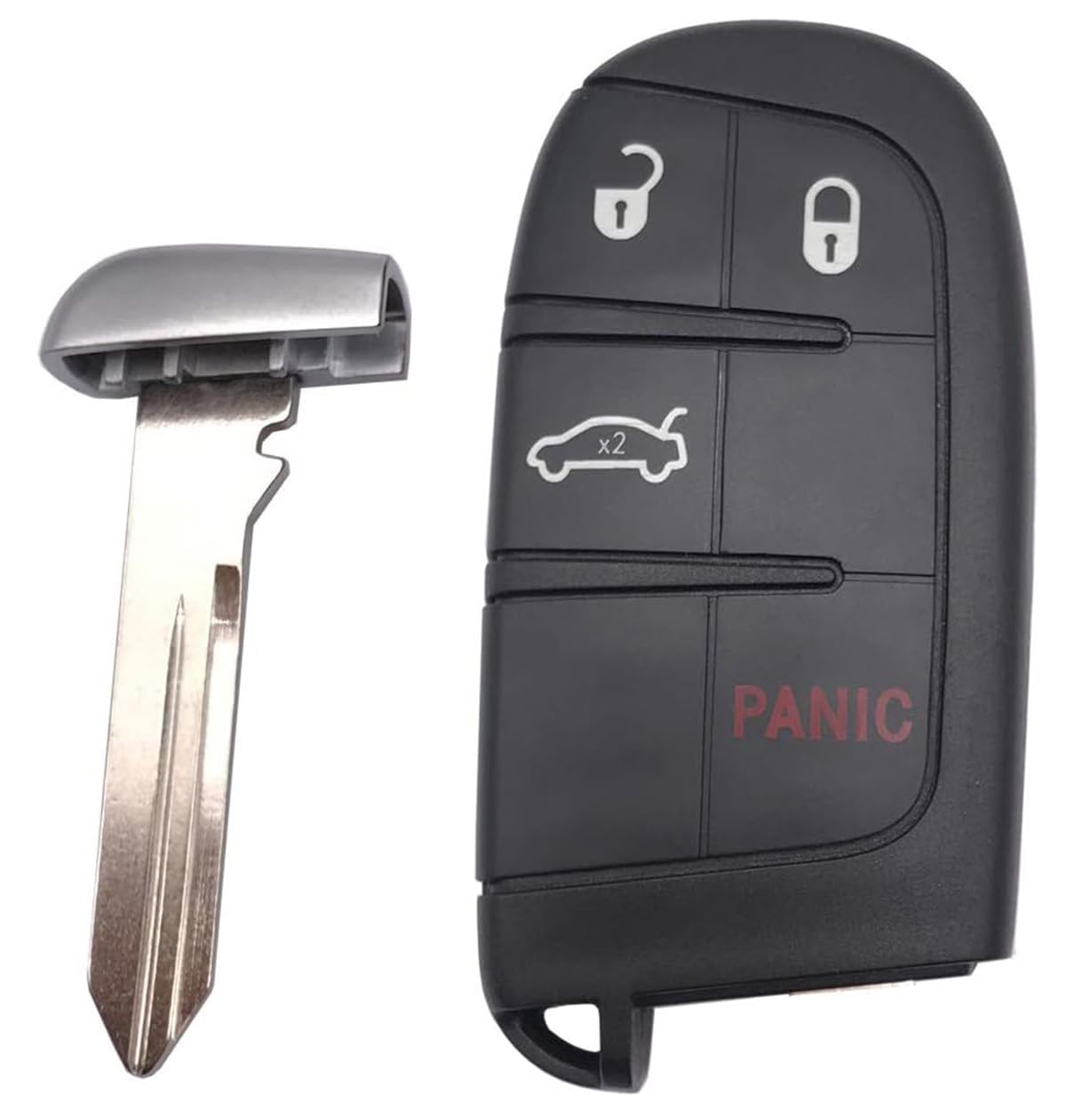 Horande Replacement Keyless Entry Key Fob Cover Case Fit For Dodge Charger Challenger Jeep Grand Cherokee Compass Renegade Patri