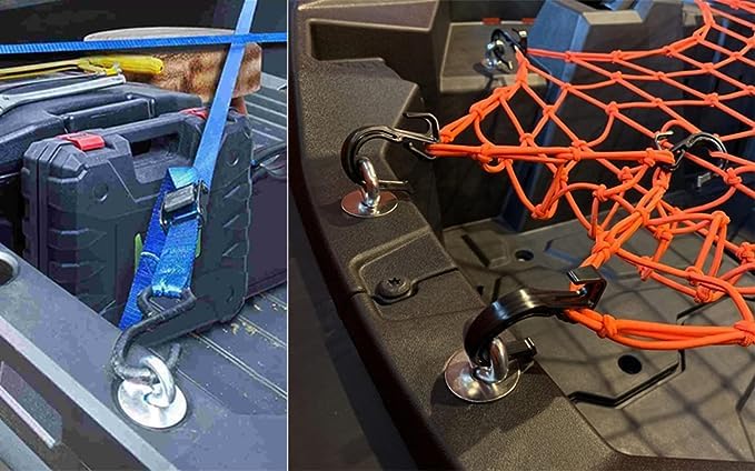 Koolynho Tie Down Anchor Bed Lock And Ride Accessories For Polaris Rzr 800 900 1000 Xp Turbo Pro Sportsman 450 570 850 Ace Only