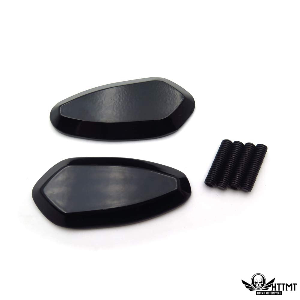 Httmt- Usmt222-013-Bk-Nologo- Mirror Block Off Base Plates 5Mm Compatible With 1999-2007 R6 Yzf-R6 Yzfr6 Carbon