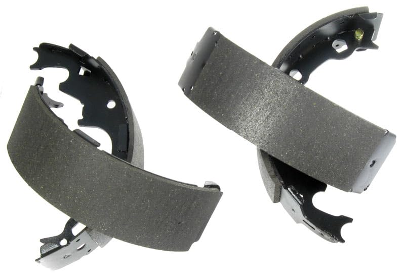 TRQ 9'' Rear Brake Drum & Bonded Shoe Set Pair Kit for Jeep Wrangler Pickup Truck