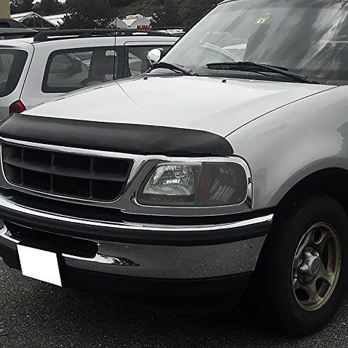 Spec-D Tuning Smoke Lens Corner Lights Compatible With Ford F150 1997-2003, 97-02 Expedition, L+R Pair Assembly