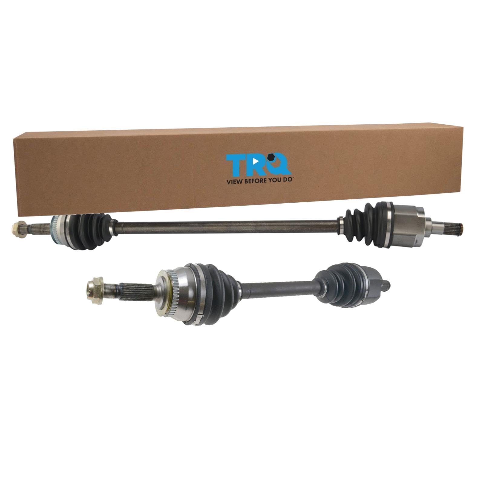 Trq Front Cv Axle Shaft Assembly Set Compatible With 2001-2006 Hyundai Elantra 2003-2008 Tiburon 2004-2006 Kia Spectra 2005-2006