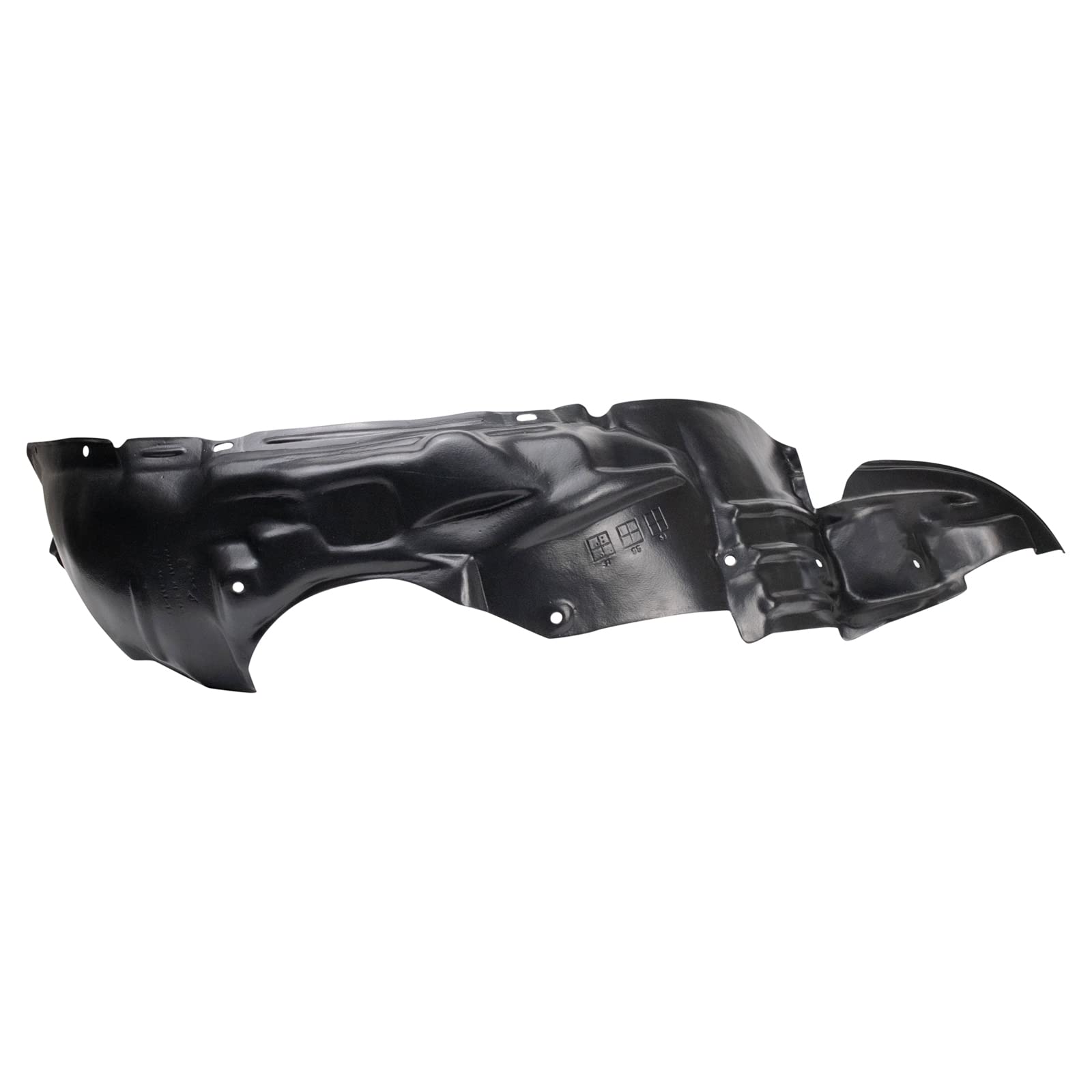Trq Front Inner Fender Liner Set Compatible With 1993-1997 Toyota Corolla To1248104 To1249104