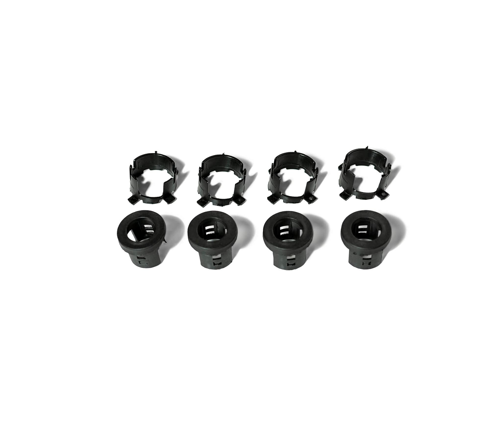 Dv8 Offroad | Mprsnsr-01 | Replacement Oem Sensors Housings (Bezel & Clip Only) | Compatible With Mopar Vehicle Sensors | Complete Set Of 4 | Works In Front Or Rear