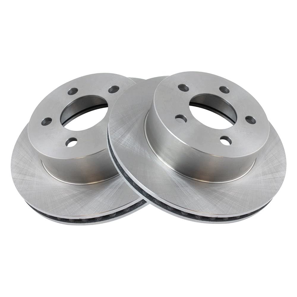 Trq Front Brake Rotors Set Vented Compatible With 1999-2001 Jeep Cherokee 1997-2006 Wrangler