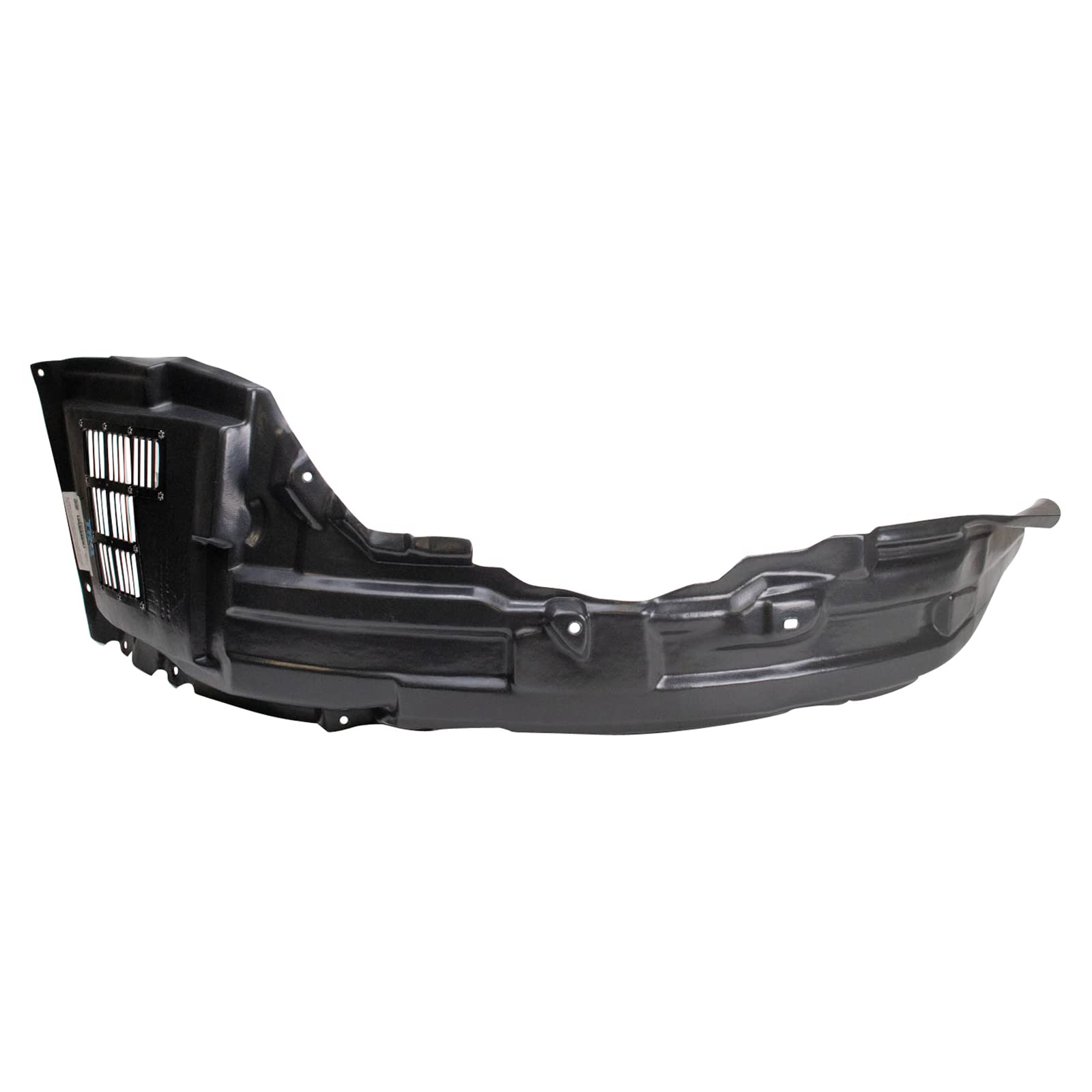 Trq Front Inner Fender Liner Set Compatible With 2008-2015 Mitsubishi Lancer Mi1248125 Mi1249123