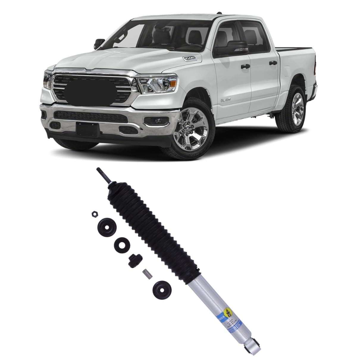 Bilstein 5100 Series 2019+ Dodge Ram 1500 46Mm Monotube Shock Absorber- Rear (24-233354)