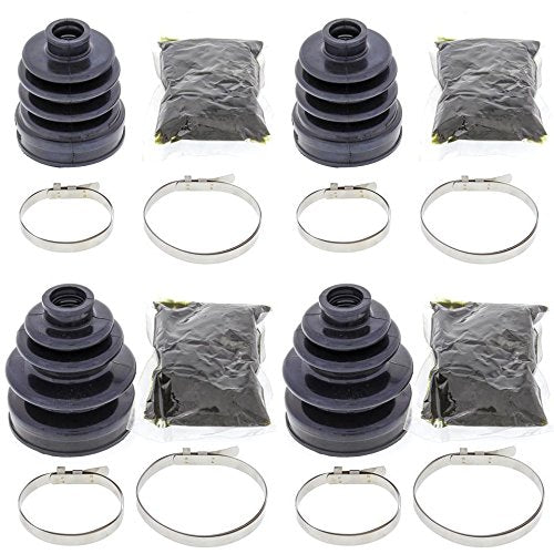 Complete Front Inner & Outer Cv Boot Repair Kit For Yamaha Yfm350Fa Bruin 4Wd 2004-2006 All Balls