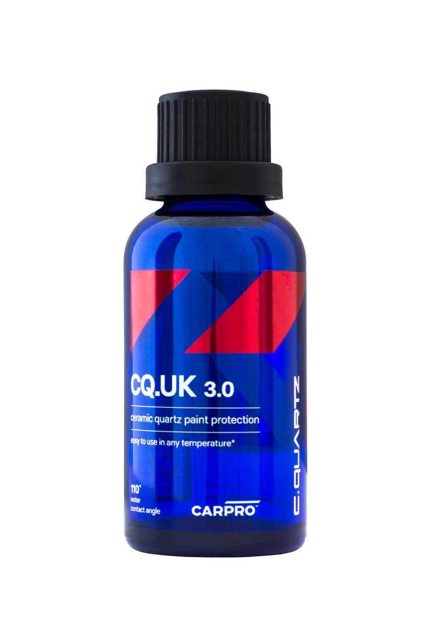 Carpro Cquartz Uk 3.0 - Ceramic Coating For Cars, Quartz Based Nanotechnology, Bonds To Paint, Glass, Metal And Plastic - (50Ml Kit W/Reload 2.0)