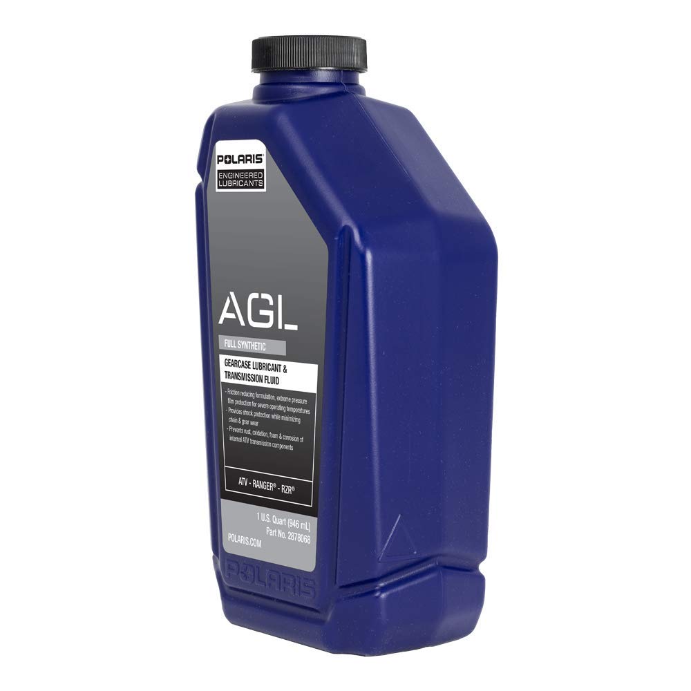 Polaris Agl Transmission Fluid And Gearcase Lubricant Full Synthetic For Off Road Vehicles With 4 Stroke Engine, Motor Oils For