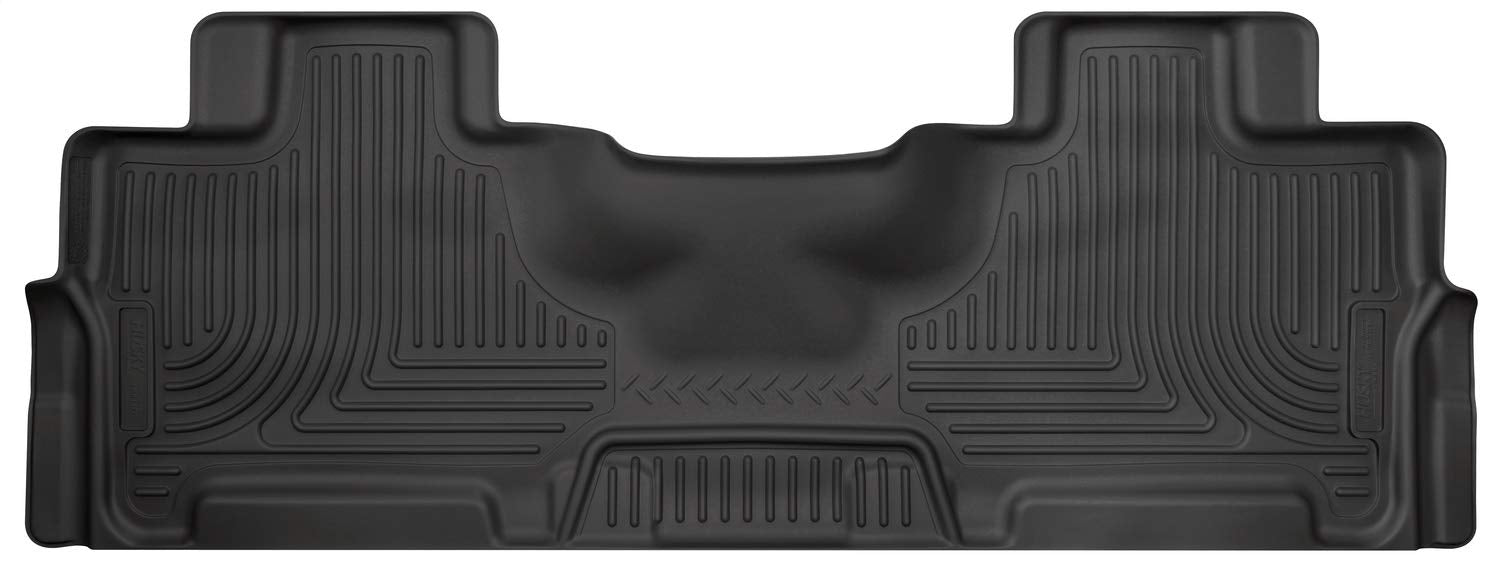 Husky Liners Weatherbeater Floor Mats | Fits 2007-2017 Ford Expedition; Lincoln Navigator | 2Nd Row, 1-Pc Black - 14361