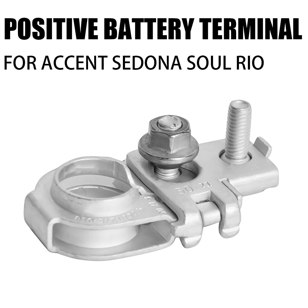 Bittwee Battery Terminal Connector, Top Post Positive Battery Terminal, Replaces Part Number 91980-3X010, Compatible With G80 G90 2015-2020 Ev Rio 2015-2020 And More, Car Accessories