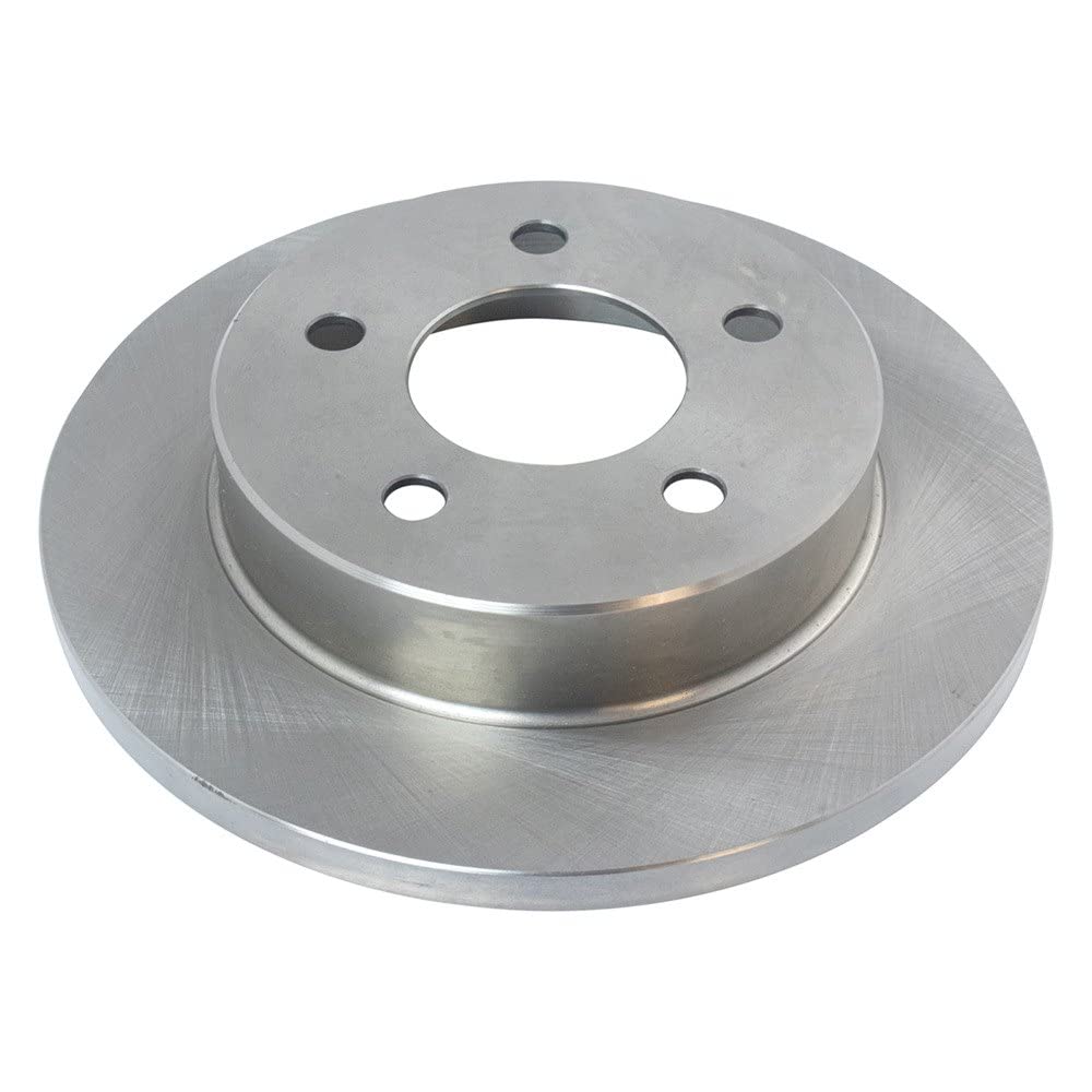 Trq Rear Brake Rotors Set Solid Compatible With 1994-2004 Ford Mustang