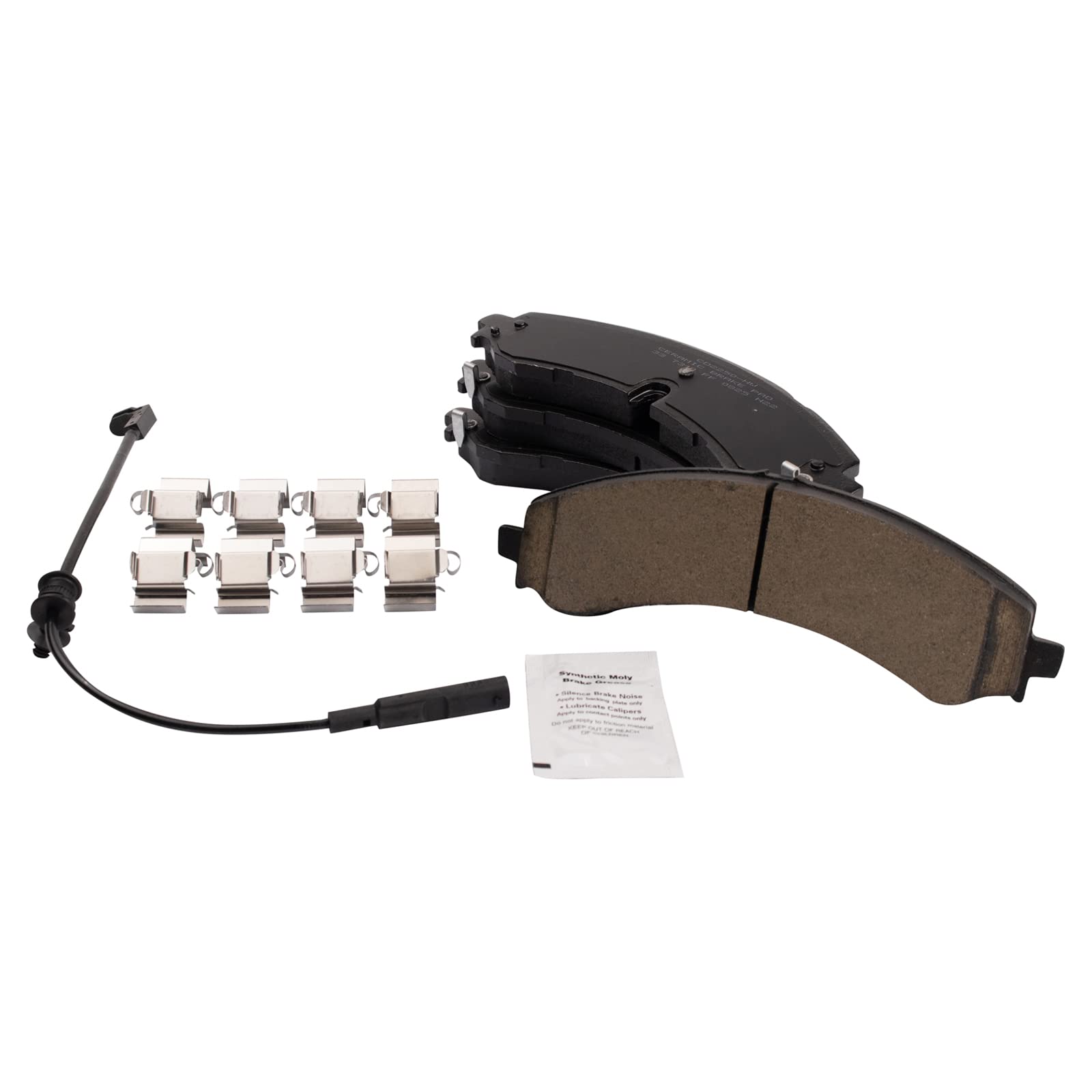 Trq Ceramic Brake Pads Compatible With 2020-2022 Chevrolet Silverado 2500, 3500 Hd, Gmc Sierra 2500, 3500 Hd