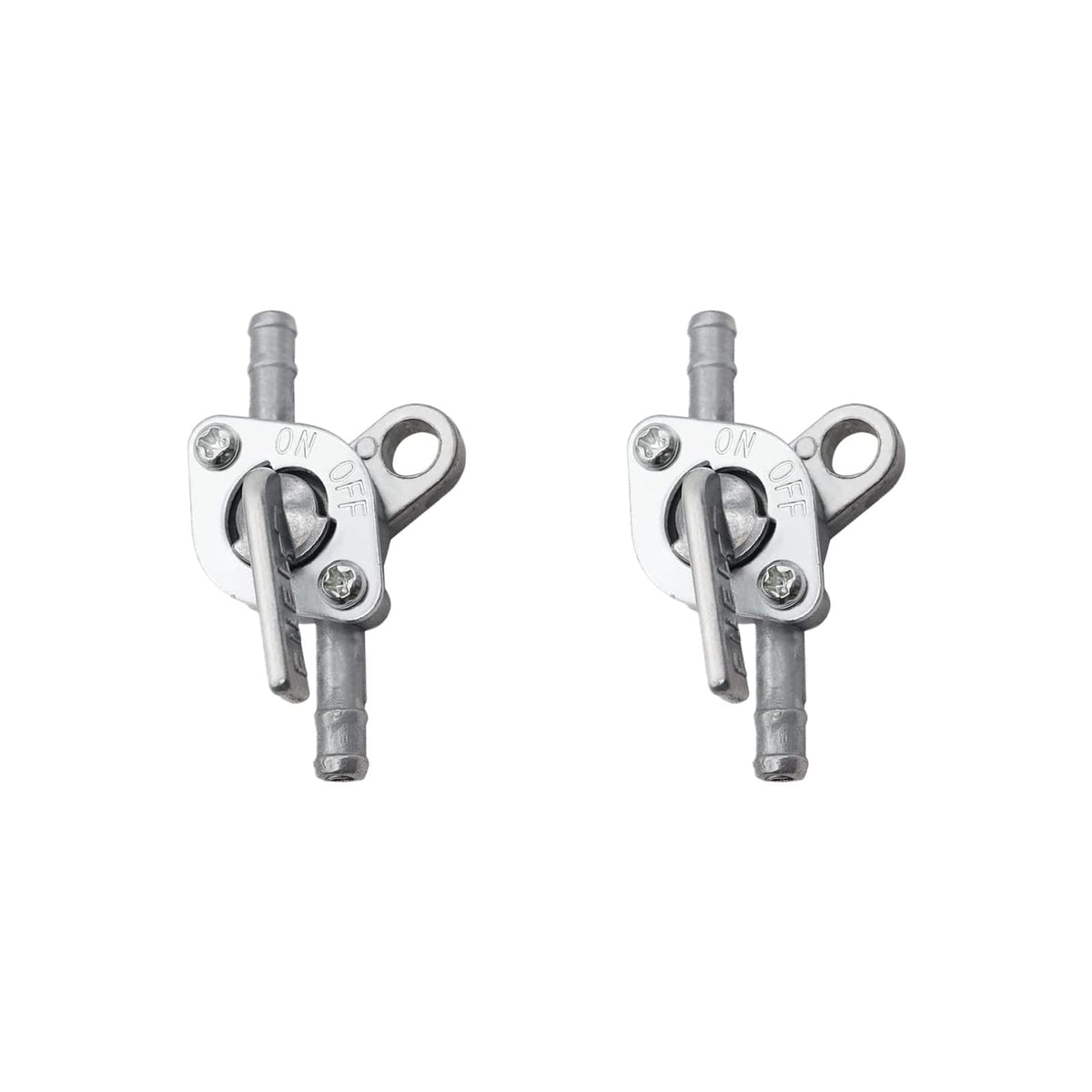 2 Pcs Inline Fuel Tank Tap Valve Petcock On-Off Switch for 50cc 70cc 90cc 100cc 110cc Mini bike Dirt bike Pit bike Tao Tao Pocke